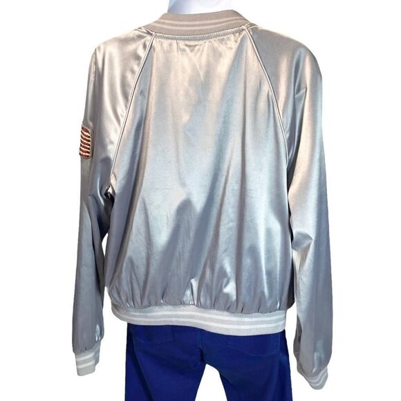 Custom NASA Embellished Bomber Jacket - Picture 3 of 4